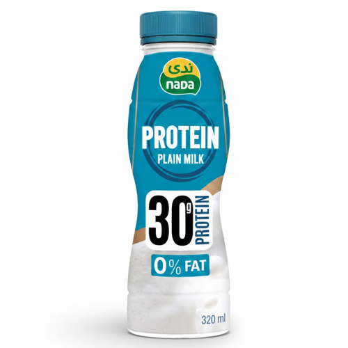 حليب بروتين ساده قليل الدسم 320مل ندى